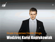 Tablet Screenshot of karolkoprukowiak.dobry-wodzirej.pl