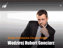 Tablet Screenshot of hubertgonciarz.dobry-wodzirej.pl